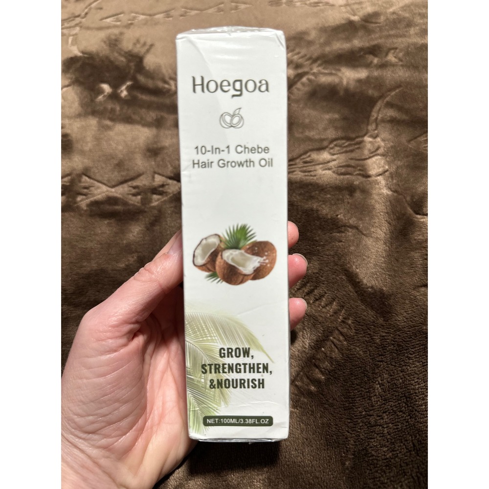 NWT Hoegoa 10-In-1 Chebe Hair Growth Oil 100ml